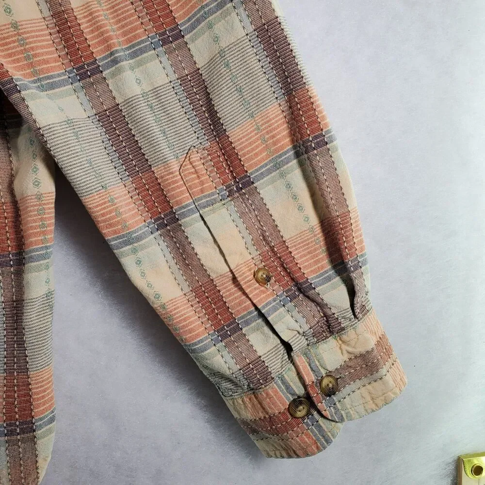 XXL The Territory Ahead Plaid Shirt Button Down Men's Long Sleeve Pocket - Picture 13 of 13